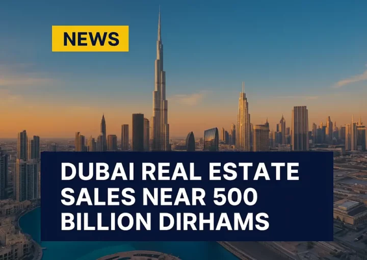 فروش املاک در دبی به رکورد ۵۰۰ میلیارد درهم نزدیک شد