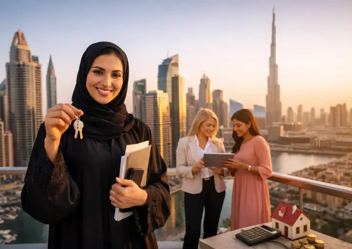 قدرت زنان در بازار ملک دبی
