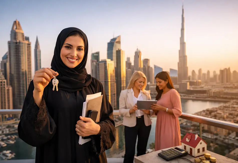 قدرت زنان در بازار ملک دبی