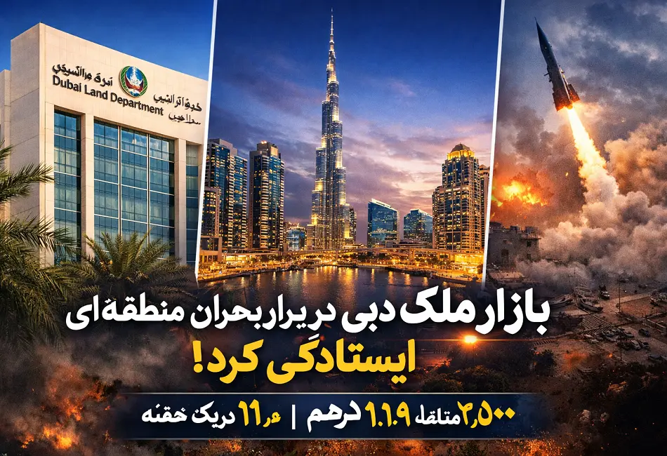 بازار ملک دبی در اوج تنش منطقه‌ای هم نایستاد