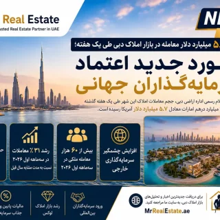 انفجار معاملات ملکی در دبی؛ ۵.۷ میلیارد دلار سرمایه وارد بازار شد