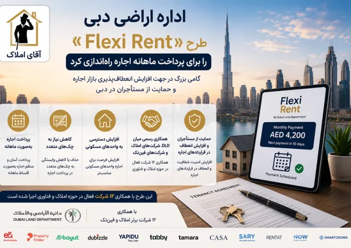 اداره اراضی دبی طرح «Flexi Rent» را برای پرداخت ماهانه اجاره راه‌اندازی کرد