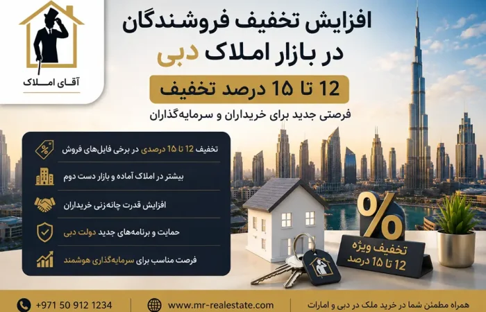 افزایش تخفیف در بازار املاک دبی