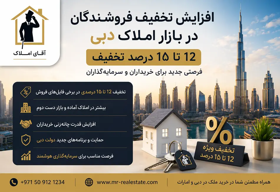 افزایش تخفیف در بازار املاک دبی