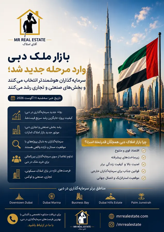 رشد بخش صنعتی و تجاری دبی؛ موتور جدید بازار املاک امارات