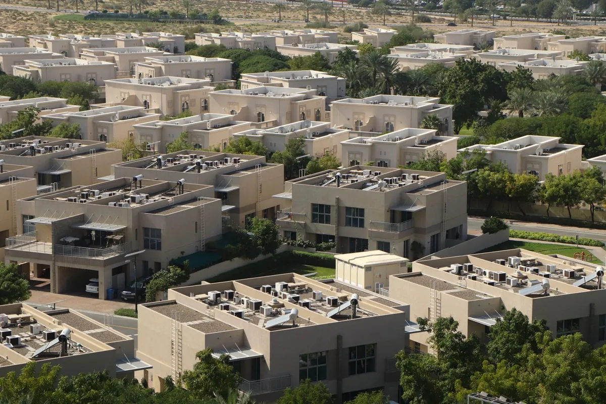 نمایی از جوامع مسکونی ویلا و تاون هاوس در دبی
